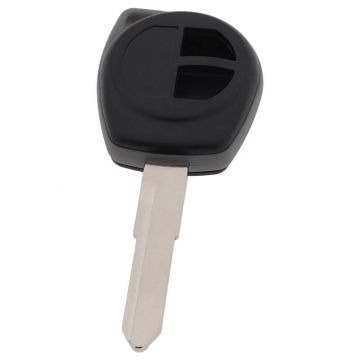 Boîtier de clé à 2 boutons Suzuki - encoche de la lame de clé à gauche