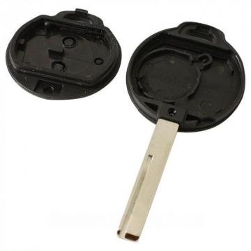 Boîtier de clé intelligente à 2 boutons - lame de clé droite avec encoche latérale Image