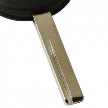 Boîtier de clé intelligente à 2 boutons - lame de clé droite avec encoche latérale Image