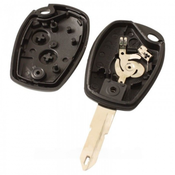 Boîtier de clé à 2 boutons Dacia - Embout de lame de clé avec ouverture Image