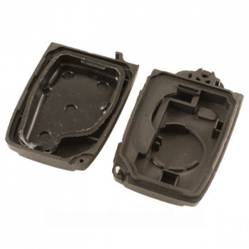Clé pliante Volvo à 2 boutons - lame de clé droite avec encoche (kit de conversion) Image