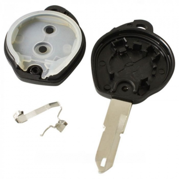 Peugeot 1- Boîtier de clé à bouton - point de lame de clé avec ouverture Image