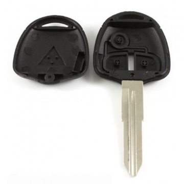 Mitsubishi 2-button key housing - key blade point with notch right Image
