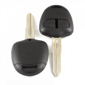 Mitsubishi 2-button key housing - key blade point with notch right Image