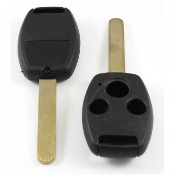 Boîtier de clé Honda à 3 boutons - lame de clé droite (pas d'espace pour le transpondeur) Image