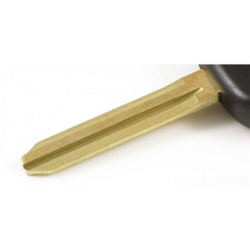 Boîtier de clé Toyota à 2 boutons avec lumière de coupure - pointe de la lame de clé (+/- 45mm) Image