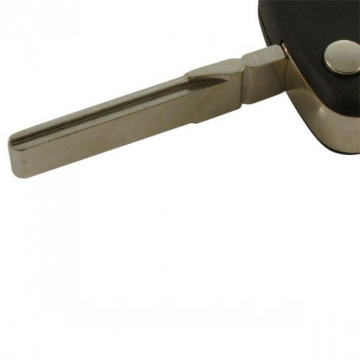 Siège Clé pliante à 2 boutons - lame de clé droite avec encoche latérale Image