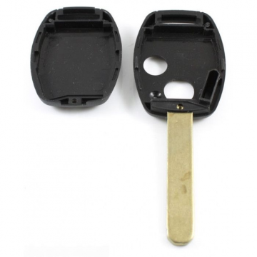 Boîtier de clé Honda à 2 boutons - lame de clé droite (espace pour transpondeur) Image