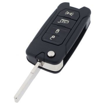 Jeep Clé pliante à 4 boutons - lame de clé droite