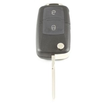 Seat Clé pliante à 2 boutons - lame de clé droite avec encoche latérale Image
