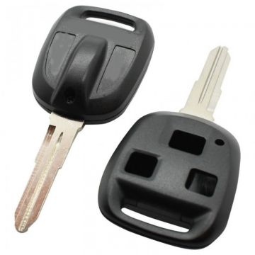 Boîtier de clé Isuzu à 3 boutons - point de lame de clé avec encoche à droite Image