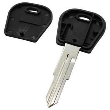 Clé de contact Daewoo avec espace pour transpondeur - point de lame de clé avec encoche à droite Image
