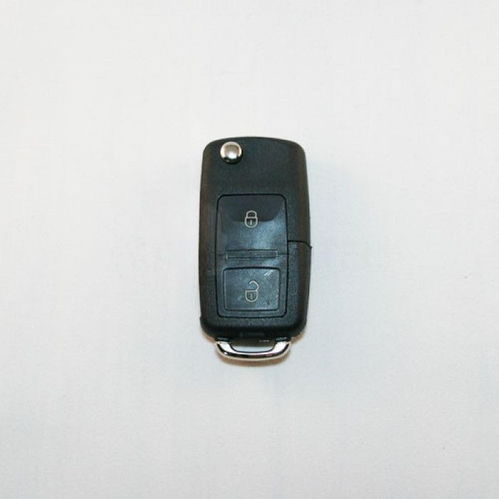 Siège Clé pliante à 2 boutons - lame de clé droite avec encoche latérale main product photo