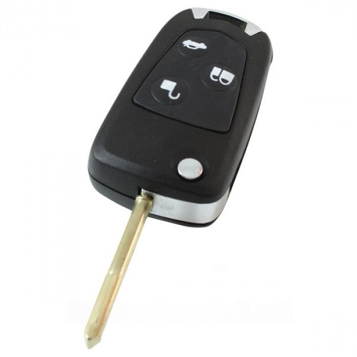 Ford boîtier de clé à 3 boutons - lame de clé ronde (kit de conversion) main product photo