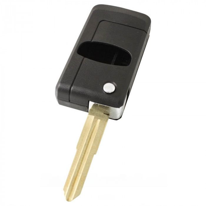 Mitsubishi 2-button folding key - key blade point notch right (conversion kit) main product photo