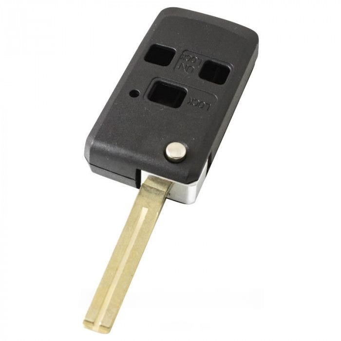 Lexus clé pliante à 3 boutons - lame de clé droite (kit de conversion) main product photo