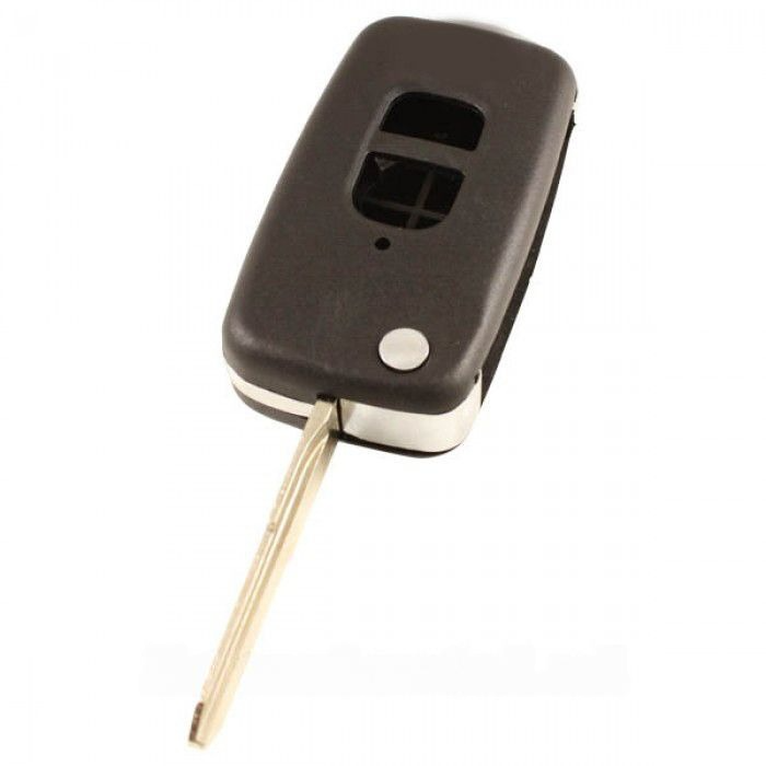 Clé pliante Mazda à 2 boutons - point de lame de clé (modèle 2) - kit de conversion pour Mazda 323 main product photo