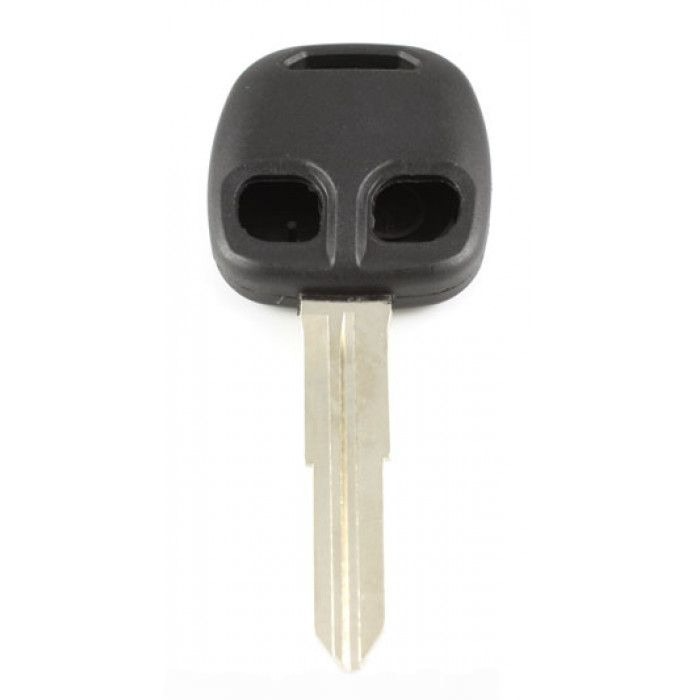 Mitsubishi 2-button key housing - key blade point notch right main product photo
