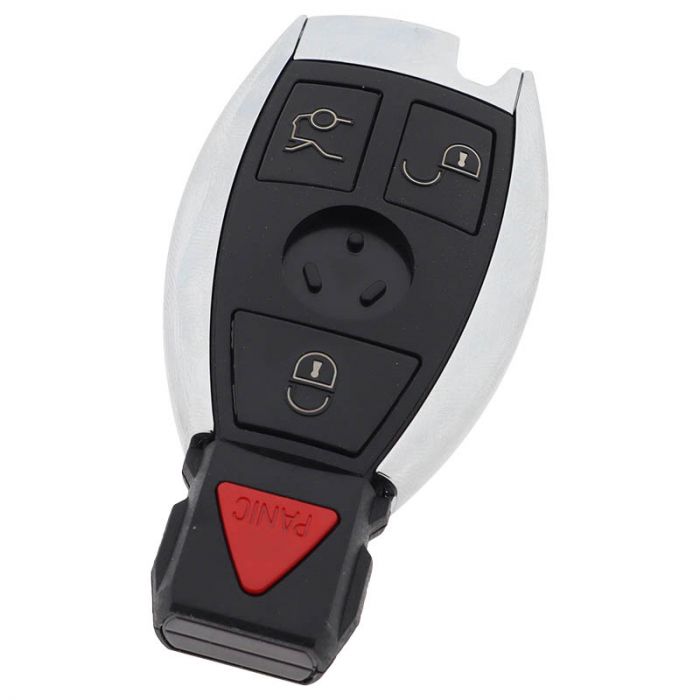 Boîtier de clé intelligente Mercedes à 4 boutons avec bouton de panique main product photo