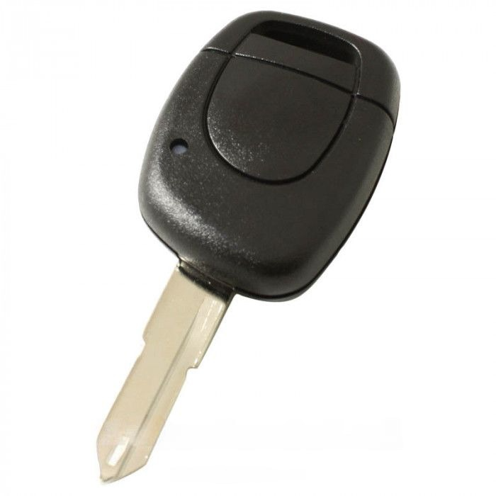 1Renault -boîtier de clé à bouton - point de lame de clé avec ouverture avec électronique 433MHZ - 7946 transpondeur main product photo