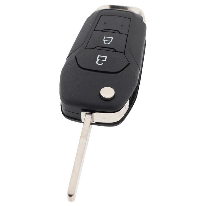 Ford Clé pliable à 2 boutons avec électronique- ID49 - HU101 - EB3T-15K601-BA main product photo