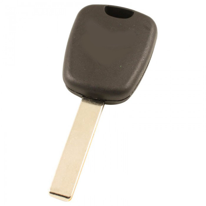 Clé de contact Citroën avec transpondeur (ID46) - lame de clé droite avec encoche latérale main product photo