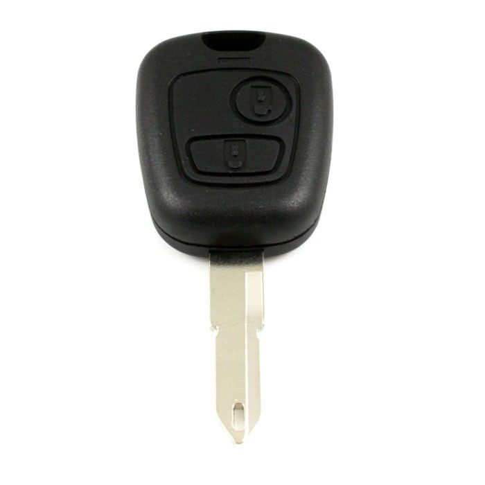 Boîtier de clé Citroën à 2 boutons - lame de clé avec pointe main product photo