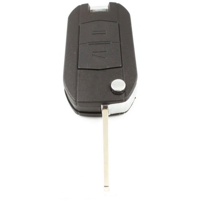 Opel clé pliante à 2 boutons - lame de clé droite - batterie dans le boîtier (kit de conversion) main product photo