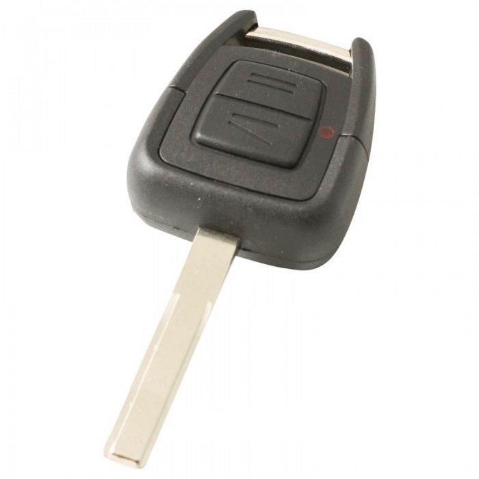 Boîtier de clé Opel à 2 boutons - lame de clé droite avec encoche main product photo