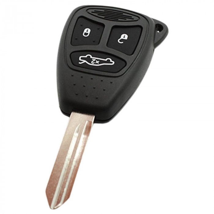 Boîtier de clé à 3 boutons Chrysler - extrémité de la lame de clé (modèle 5) main product photo
