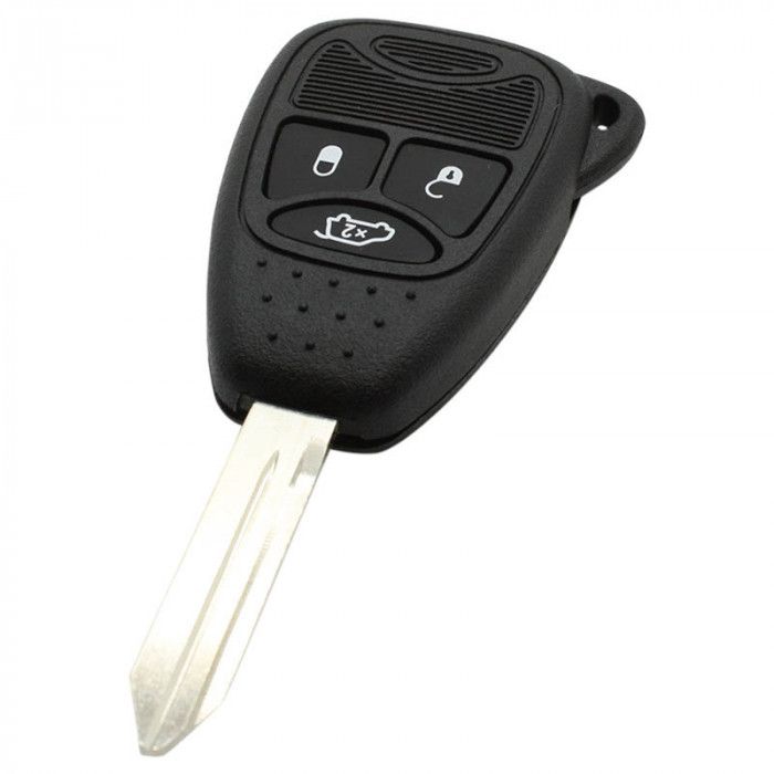 Boîtier de clé à 3 boutons Chrysler - extrémité de la lame de clé (modèle 4) main product photo