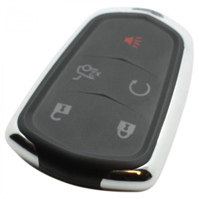 Boîtier de clé intelligente Cadillac à 4 boutons avec bouton de panique main product photo