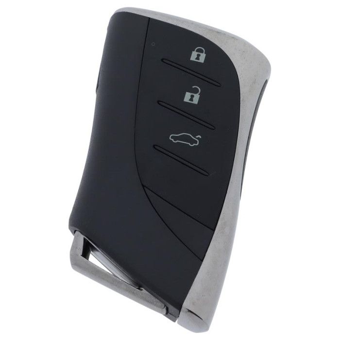 Lexus 3-button smart key - lame de clé droite avec encoche centrale (modèle 3) main product photo