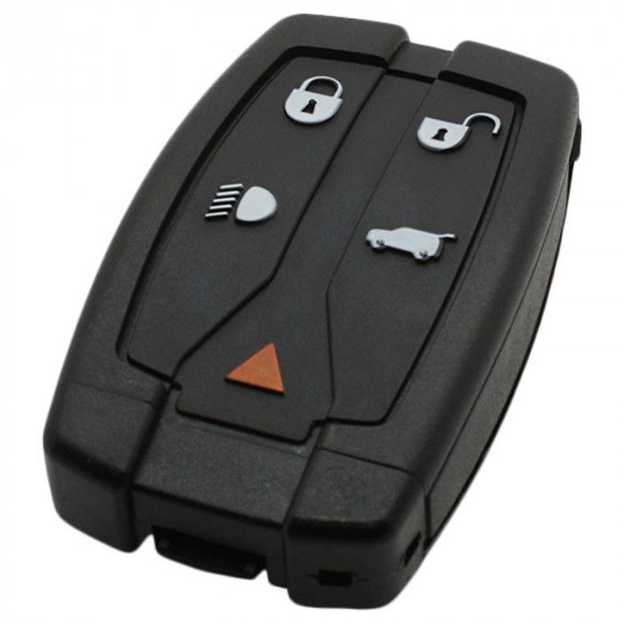 Clé intelligente Land Rover 4 boutons avec bouton panique avec électronique 434MHZ - PCF7945 transpondeur main product photo