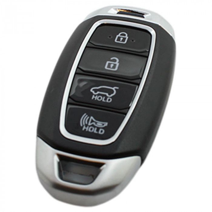 Clé intelligente Hyundai 4 boutons avec électronique 434MHZ- HITAG 3 - ID47 transpondeur main product photo