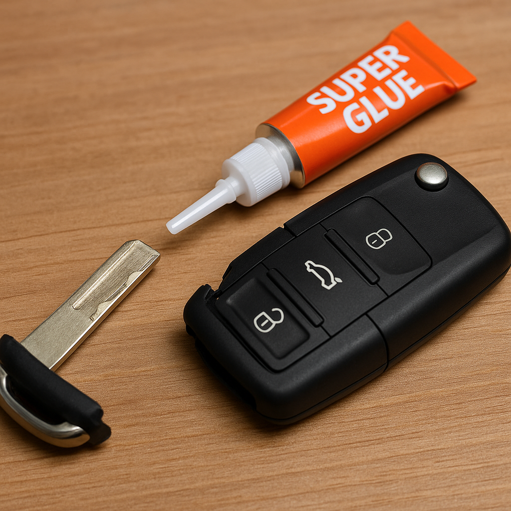 Clé collée, et maintenant ? Voici la meilleure solution