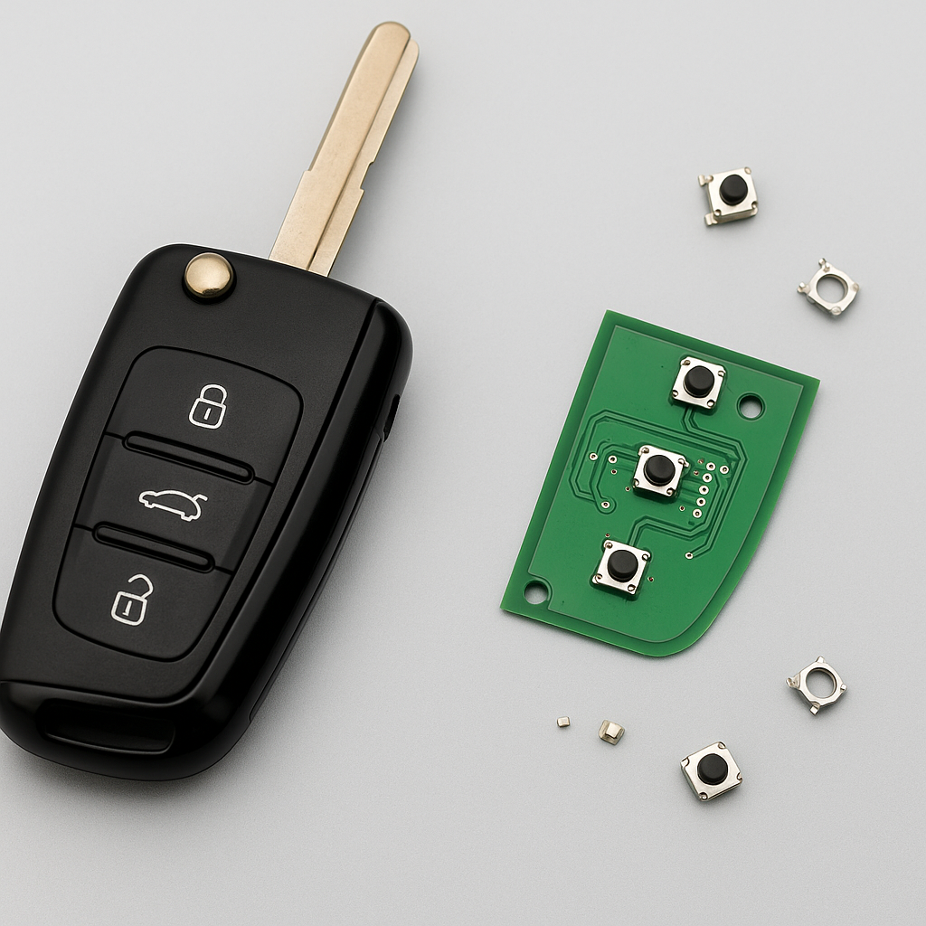 Que faire si les boutons du circuit imprimé de votre clé de voiture se sont cassés ?