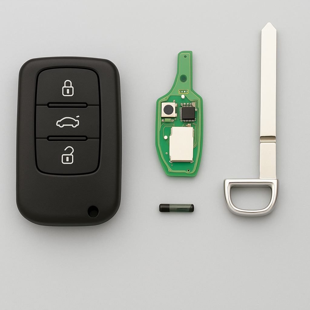 Quelle est la différence entre un transpondeur, une télécommande et une lame de clé ?